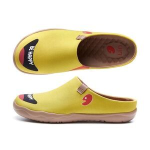 UIN Women's Mules Walking Comfort Shoes Casual Slippers (Be Happy Malaga )